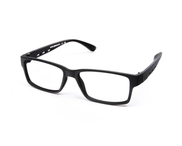 Rectangle Black Matt  BLACK Shell Frame - (LENSES INCLUDED)*