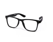 Square Black Matt  BLACK Shell Frame - (LENSES INCLUDED)*