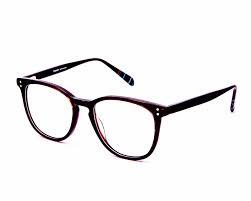 Round Red Shine with Red ACETATE Full Frame AMI5005 - (LENSES INCLUDED)*