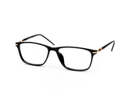 SHELL  - FULL FRAME - BLACK SHINE - RECTANGLE - AML11711 - (Lenses Included)*