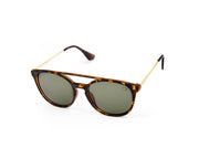 SUNGLASS - FULL FRAME - BROWN MATT - WAA0712 - DB ROUND - 55