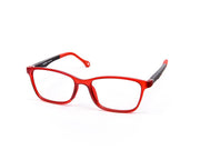 Peepstar - KIDS Rectangle Full Frame - Red Matt BLACK - AMLT14001 - (LENSES INCLUDED)*