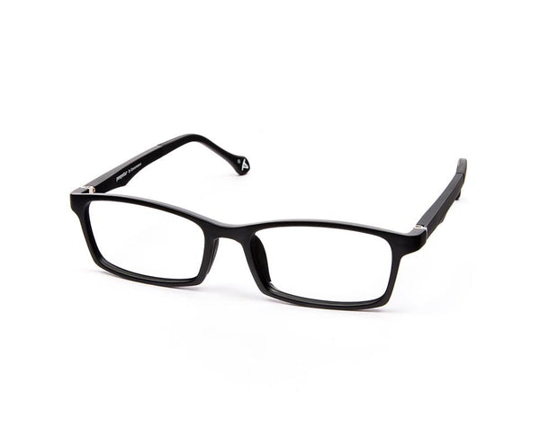 Peepstar - KIDS Rectangle Full Frame - Black Matt BLACK - AMLT14007 - (LENSES INCLUDED)*