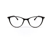 Specsmakers - Unisex Cateye Full Frame - Black Matt BLACK - COC102 - (LENSES INCLUDED)*