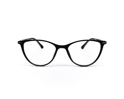 Specsmakers - Unisex Cateye Full Frame - Black Matt BLACK - COC102 - (LENSES INCLUDED)*