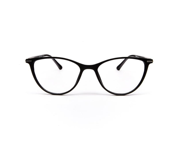 Specsmakers - Unisex Cateye Full Frame - Black Matt BLACK - COC102 - (LENSES INCLUDED)*