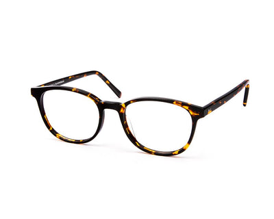 SHELL HAPSTER - FULL FRAME - BROWN TORTISE - OVAL - CO7185 - (Lenses Included)*