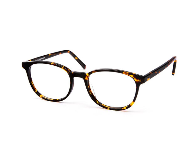 SHELL HAPSTER - FULL FRAME - BROWN TORTISE - OVAL - CO7185 - (Lenses Included)*