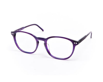 Round Purple Shine WITH Purple Happster Frame AMK35022 - (LENSES INCLUDED)*