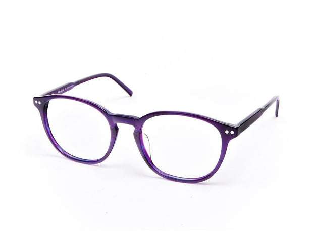 Round Purple Shine WITH Purple Happster Frame AMK35022 - (LENSES INCLUDED)*