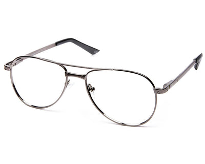 SPECSMAKERS-TUL98034-FULL FRAME-RX-GREY METALLIC SHINE-56- (LENSES INCLUDED)*
