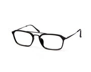 Specsmakers - Unisex Rectangle Full Frame - Blue Matt Grey Metallic - AML8181 - (LENSES INCLUDED)*