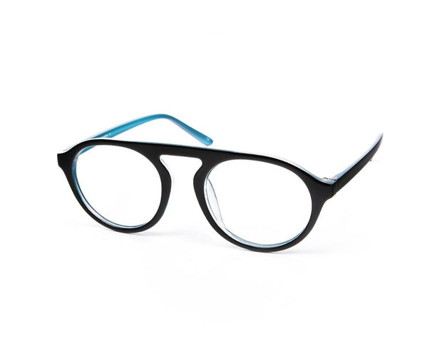 SHELL FRAME - FULL FRAME - BLACK SHINE - TUK2415 - ROUND - 50 - Lenses Included