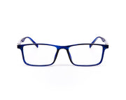 Specsmakers - Unisex Rectangle Full Frame - Blue Shine Blue - COC105 - (LENSES INCLUDED)*