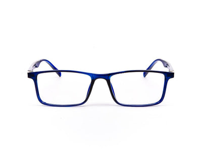 Specsmakers - Unisex Rectangle Full Frame - Blue Shine Blue - COC105 - (LENSES INCLUDED)*
