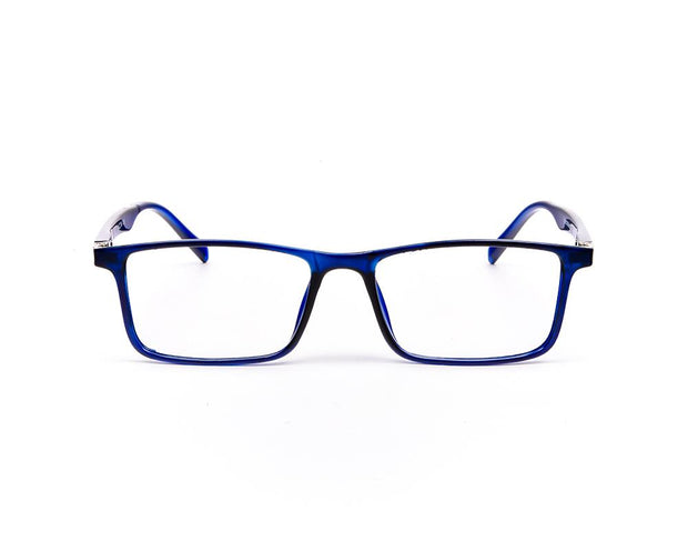 Specsmakers - Unisex Rectangle Full Frame - Blue Shine Blue - COC105 - (LENSES INCLUDED)*