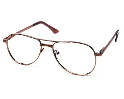 SPECSMAKERS-TUL98034-FULL FRAME-RX-BROWNSHINE-56- (LENSES INCLUDED)*