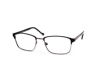 METAL  - FULL FRAME - BLACK MATT - SQUARE - ANF30582 - (Lenses Included)*