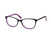 Happster - Female Cateye Full Frame - Black Shine Purple - ANF6003 - (LENSES INCLUDED)*