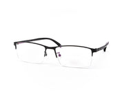 METAL  - HALF FRAME - BLACK MATT - TUK78071 - RECTANGLE - 51 - Lenses Incuded