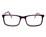 Square Red WITH DARK Red Shine Full Frame BH316 - Specsmakers