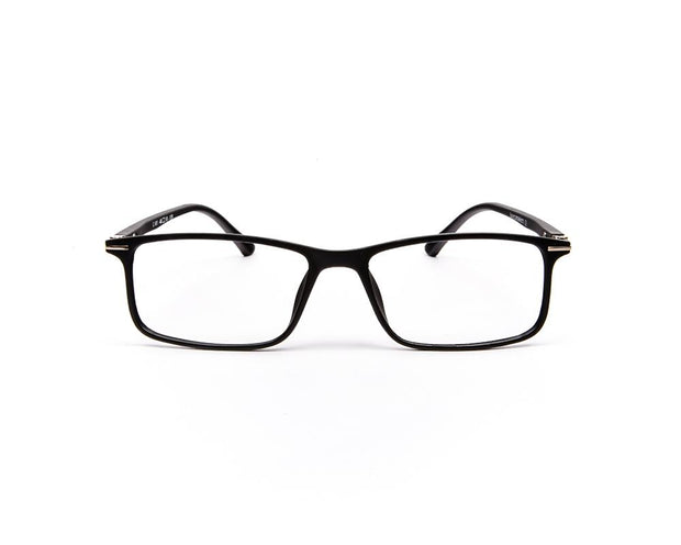 Specsmakers - Unisex Rectangle Full Frame - Black Matt BLACK - COC101 - (LENSES INCLUDED)*
