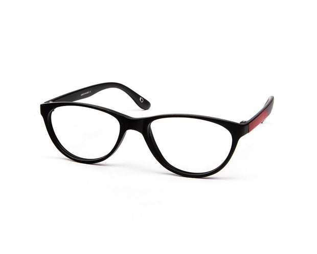 SHELL  - FULL FRAME - UNISEX - BLACK MATT - BLACK - CATEYE - (Lenses Included)*