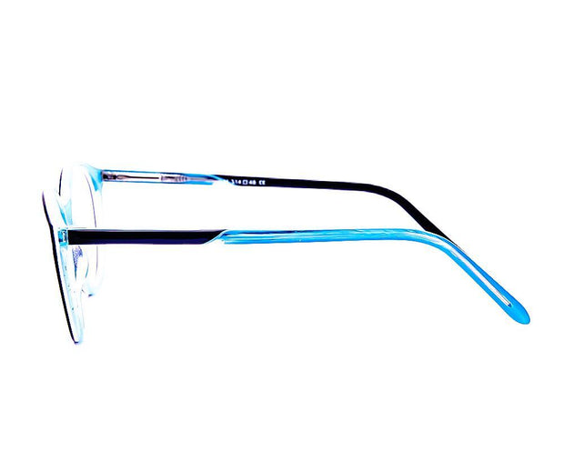 Round Blue WITH DARK Blue Full Frame BH314 - Specsmakers