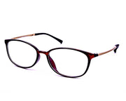Cateye CREAM WITH Brown Shine Full Frame TUD8849R - Specsmakers