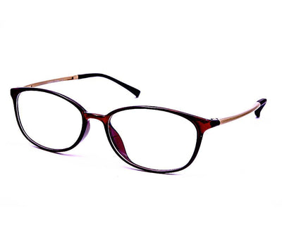 Cateye CREAM WITH Brown Shine Full Frame TUD8849R - Specsmakers