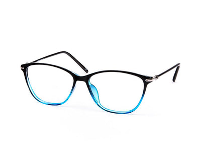 SHELL  - FULL FRAME - BLUE DUO - CATEYE - AML11708 - (Lenses Included)*