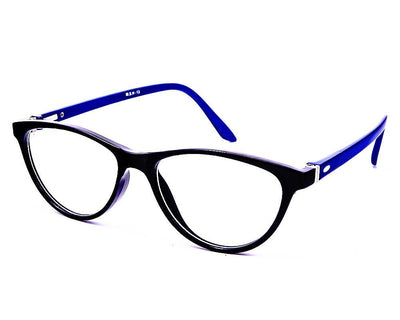 Cateye DARK Blue WITH Black Shine Full Frame AOMSH13N - Specsmakers