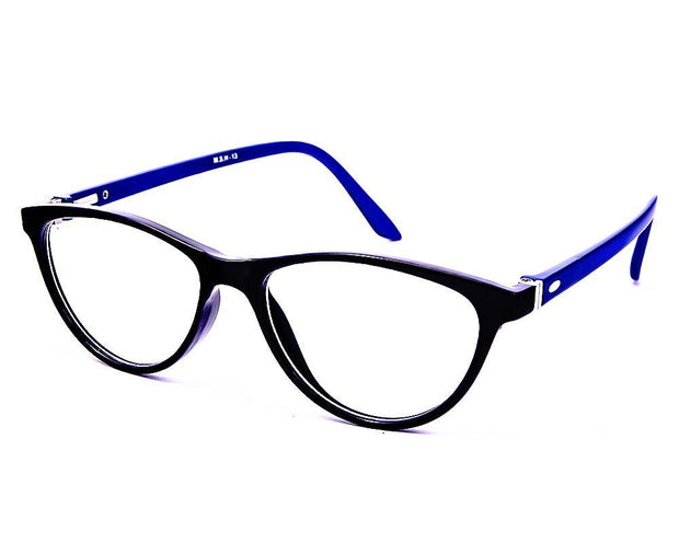 Cateye DARK Blue WITH Black Shine Full Frame AOMSH13N - Specsmakers