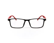 Specsmakers - Unisex Rectangle Full Frame - Black Matt Red - COC105 - (LENSES INCLUDED)*