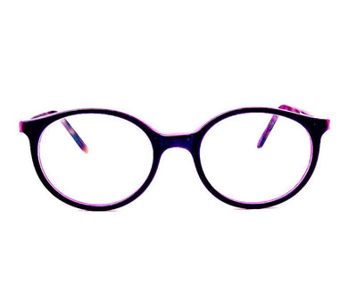ROUND Tortise WITH PURPLE MATT FINISHED FULL FRAME BH314 - Specsmakers
