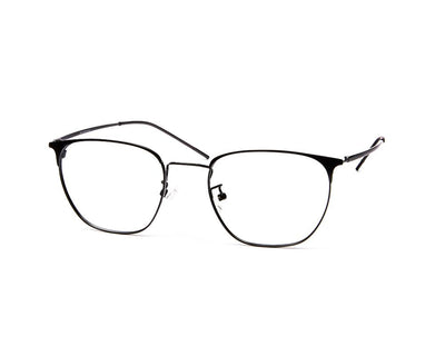 METAL  - FULL FRAME - BLACK MATT - ROUND - AML9454 - (Lenses Included)*