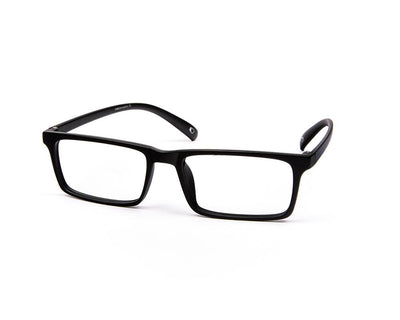 SHELL  - FULL FRAME - UNISEX - BLACK MATT - BLUE - RECTANGLE - (Lenses Included)*