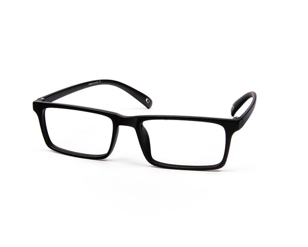 SHELL  - FULL FRAME - UNISEX - BLACK MATT - BLUE - RECTANGLE - (Lenses Included)*
