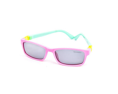 Rectangle PINK SHINE WITH GREEN SUNGLASS KIDS AMK854