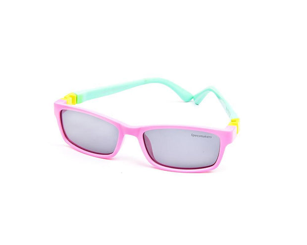 Rectangle PINK SHINE WITH GREEN SUNGLASS KIDS AMK854