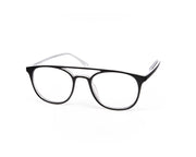 SHELL FRAME - FULL FRAME - BLACK SHINE - TUK2446 - ROUND - 51 - Lenses Included