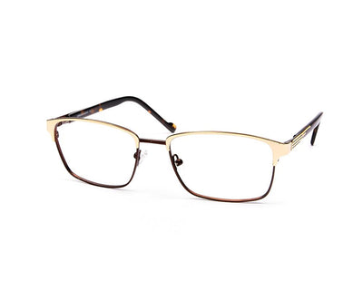 METAL  - FULL FRAME - GOLD SHINE - SQUARE - ANF30582 - (Lenses Included)*