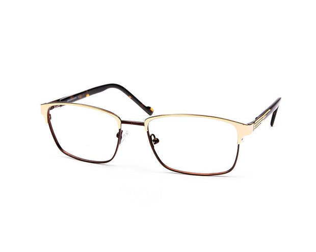 METAL  - FULL FRAME - GOLD SHINE - SQUARE - ANF30582 - (Lenses Included)*