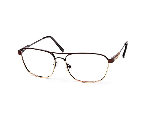 SPECSMAKERS - UNISEX DB SQUARE FULL FRAME - BROWNSHINE GOLD - ANF30374