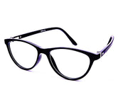 Cateye BLACK WITH Black Shine Full Frame AOMSH13N - Specsmakers