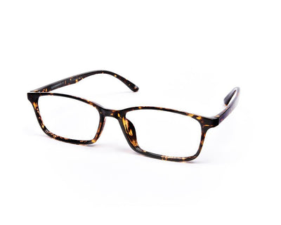 Rectangle Brown Tortise WITH Tortise Shell Frame TUI8028 - (LENSES INCLUDED)*