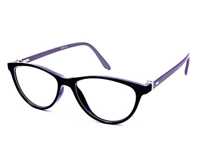 Cateye Grey WITH Black Shine Full Frame AOMSH13N - Specsmakers