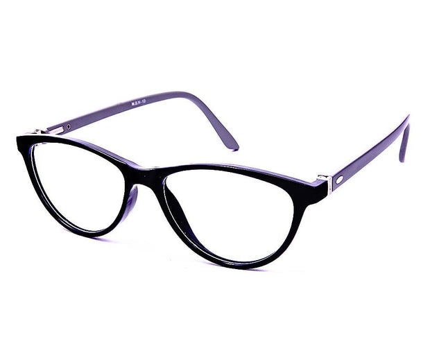 Cateye Grey WITH Black Shine Full Frame AOMSH13N - Specsmakers