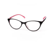 SHELL FRAME - FULL FRAME - BLACK SHINE - TUK2382 - CATEYE - 53 - Lenses Included