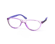 SHELL  - FULL FRAME - UNISEX - PURPLE SHINE - PURPLE - CATEYE - (Lenses Included)*